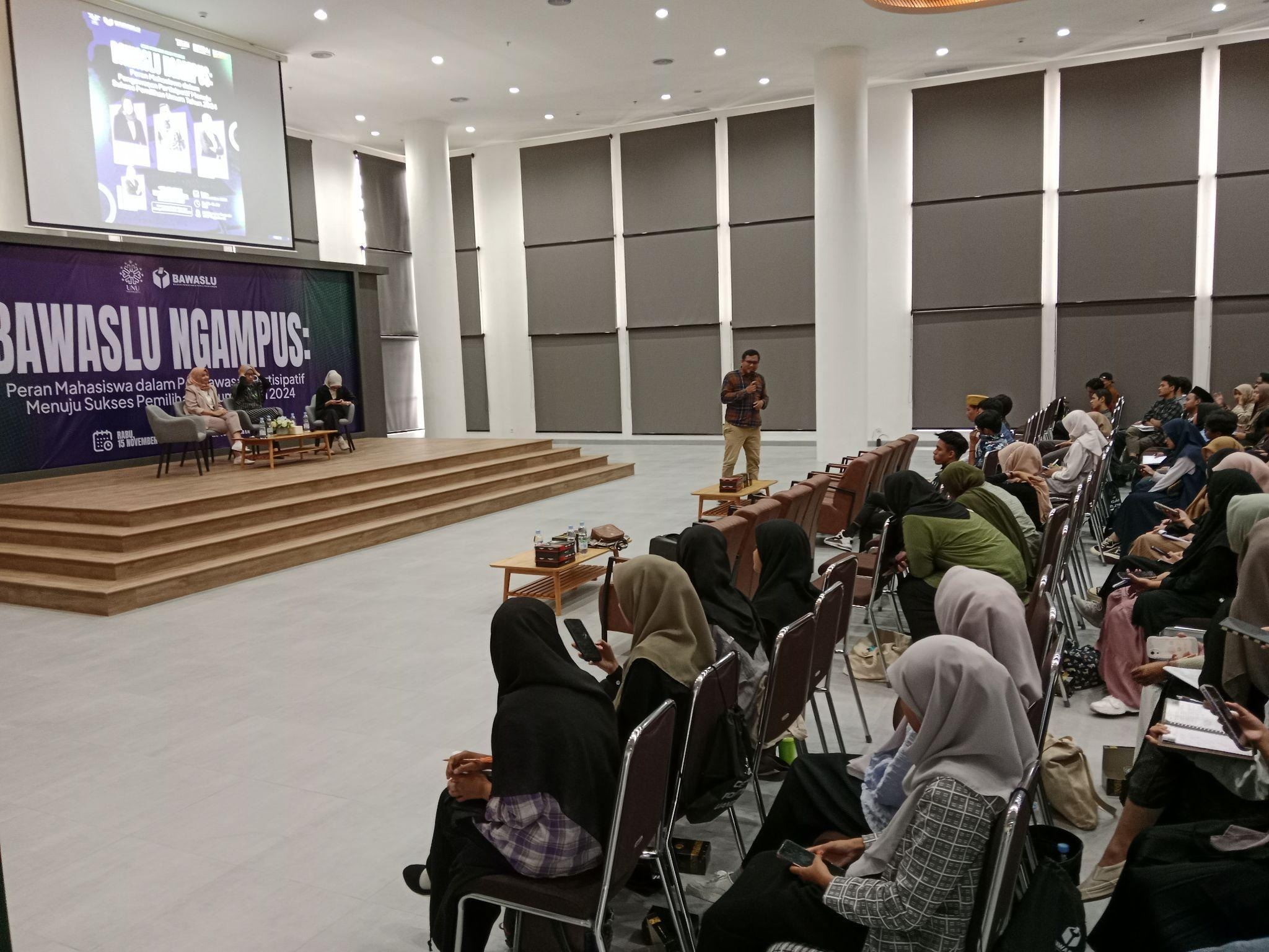 UNU Jogja dan Bawaslu DIY Gelar Seminar Pemilu, Mahasiswa Bersiap Awasi Gelaran Pemilu 2024