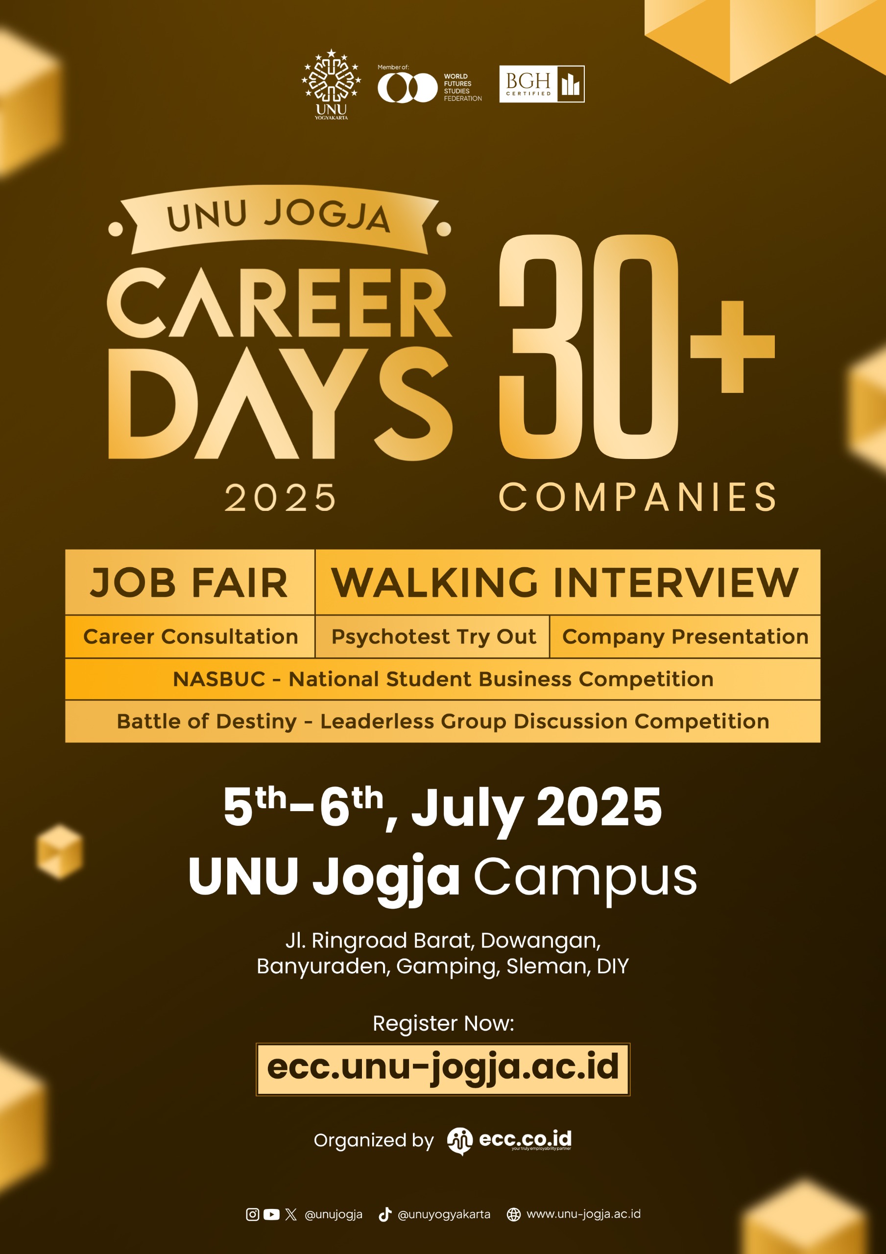 Career Bootcamp 2025 UNU Jogja Ajak Mahasiswa Temukan Sweet Spot Karier untuk Siap Bersaing di Dunia Profesional