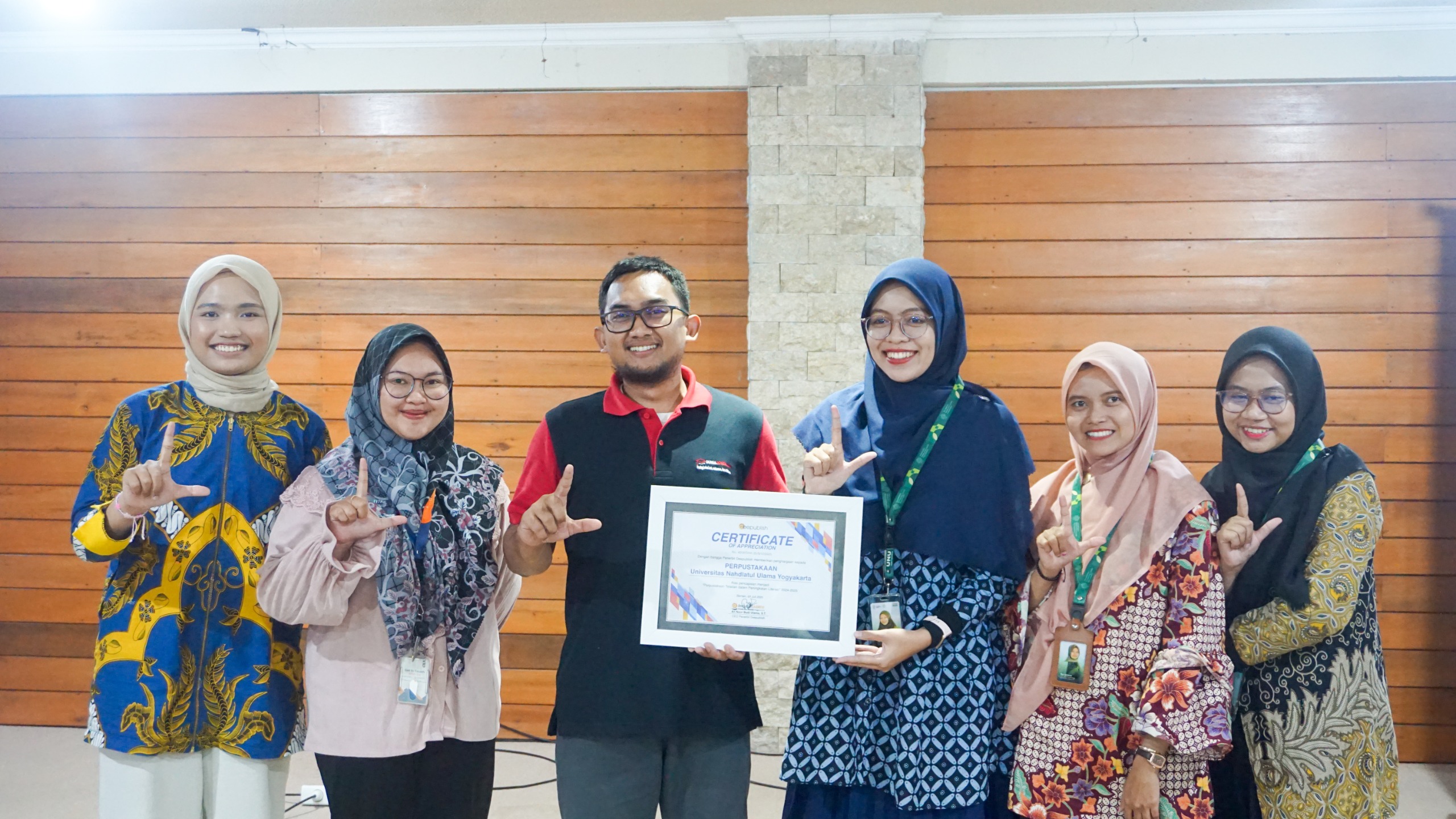 Perpustakaan UNU Jogja Kukuhkan Komitmen Literasi, Raih Penghargaan Perpustakaan Teladan 2024–2025