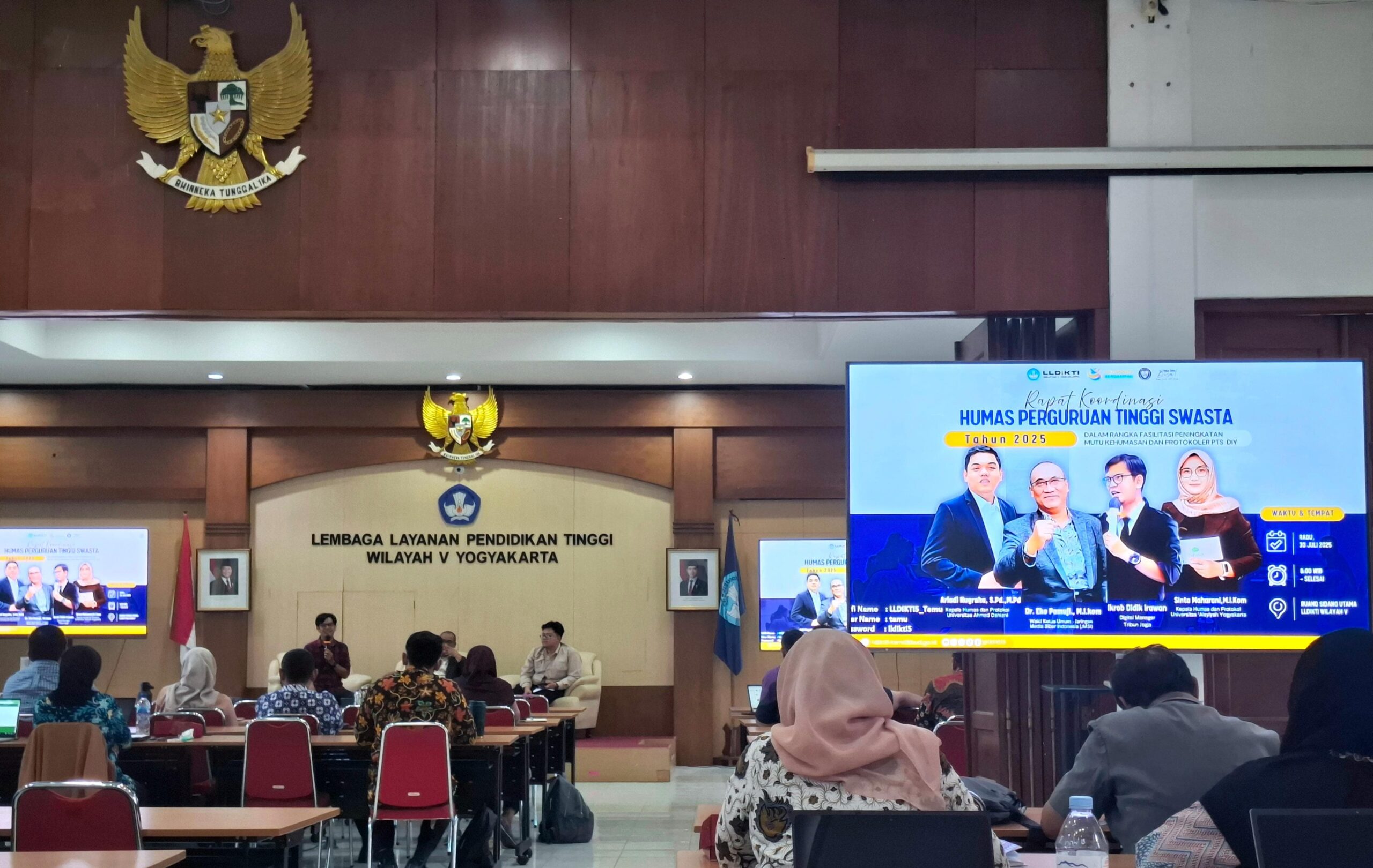 UNU Jogja Dukung Transformasi Kehumasan Berbasis AI dalam Rakor Humas Perguruan Tinggi Swasta 2025