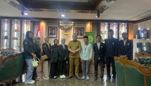 Silaturahmi ke Bupati Bantul, Mahasiswa UNU Jogja Asah Kepemimpinan dan Jejaring